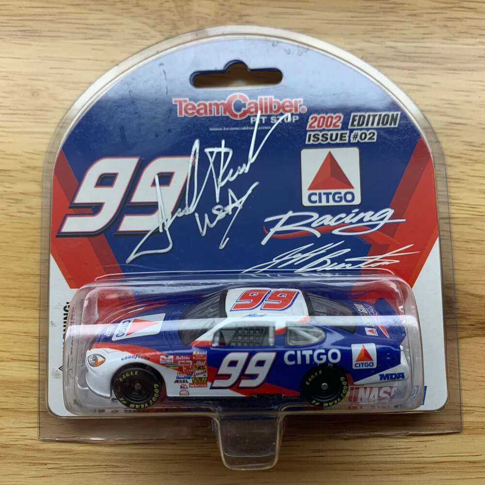 Jeff Burton #99 Citgo NASCAR Team Caliber Diecast signed by Jack Roush